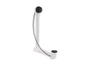 KOHLER K-7213 Clearflo Cable bath drain with PVC tubing, matte black