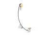 KOHLER K-7214 Clearflo Cable bath drain, less PVC tubing, vibrant brushed moderne brass