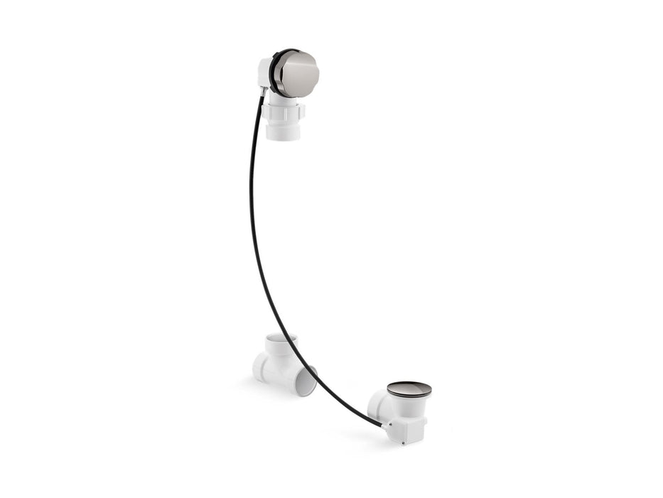 KOHLER K-7214 Clearflo Cable bath drain, less PVC tubing, vibrant titanium
