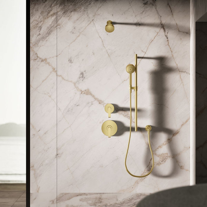 KOHLER K-72414 Awaken G90 Four-function Handshower, 2.5 GPM, vibrant brushed moderne brass - view 3
