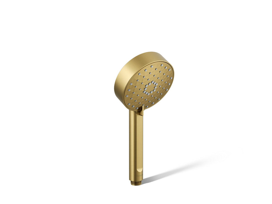 KOHLER K-72415-G Awaken G110 Three-function handshower, 1.75 gpm, vibrant brushed moderne brass