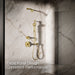 KOHLER K-72415-G Awaken G110 Three-function handshower, 1.75 gpm, vibrant brushed moderne brass - view 5