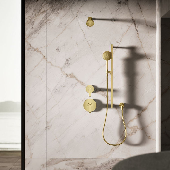KOHLER K-72415 Awaken G110 Three-function Handshower, 2.5 GPM, vibrant brushed moderne brass - view 2