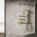 KOHLER K-72418-G Awaken G90 Three-function showerhead, 1.75 gpm, vibrant brushed moderne brass - view 3
