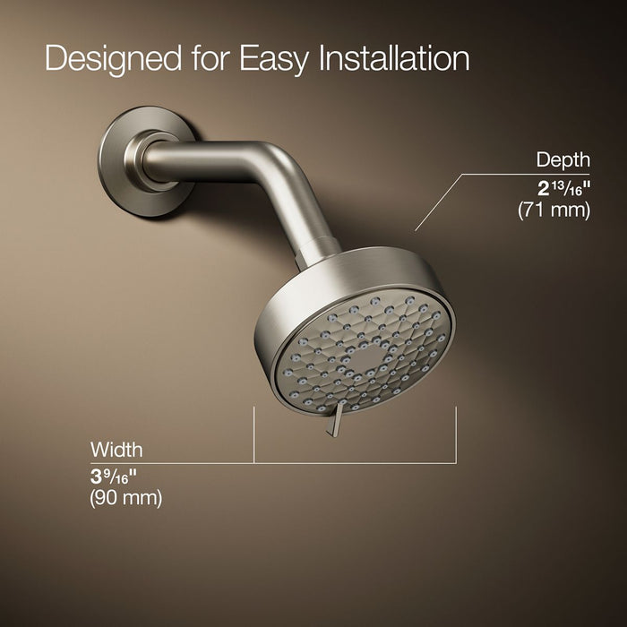 KOHLER K-72418 Awaken G90 Three-function Showerhead, 2.5 GPM, vibrant brushed nickel - view 5