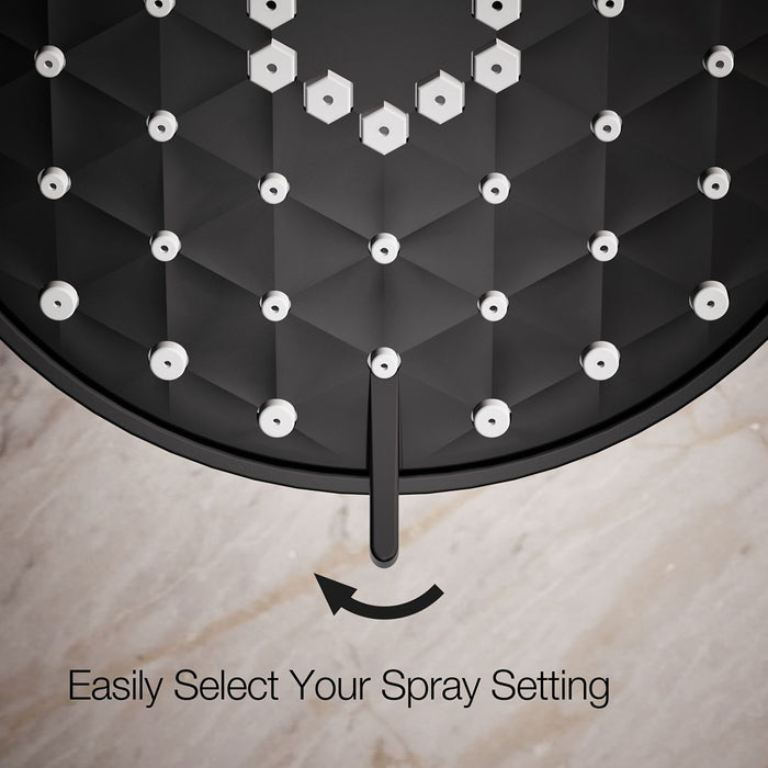 KOHLER K-72419 Awaken G110 Three-function Showerhead, 2.5 GPM, matte black - view 5