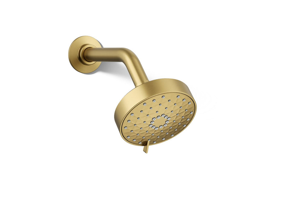 KOHLER K-72419 Awaken G110 Three-function Showerhead, 2.5 GPM, vibrant brushed moderne brass