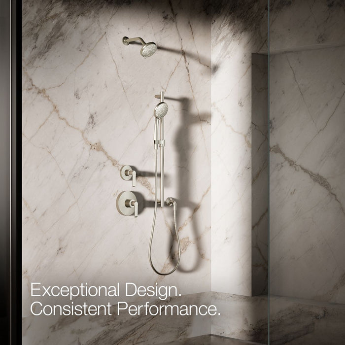 KOHLER K-72421-G Awaken B110 Three-function handshower, 1.75 gpm, vibrant brushed nickel - view 5