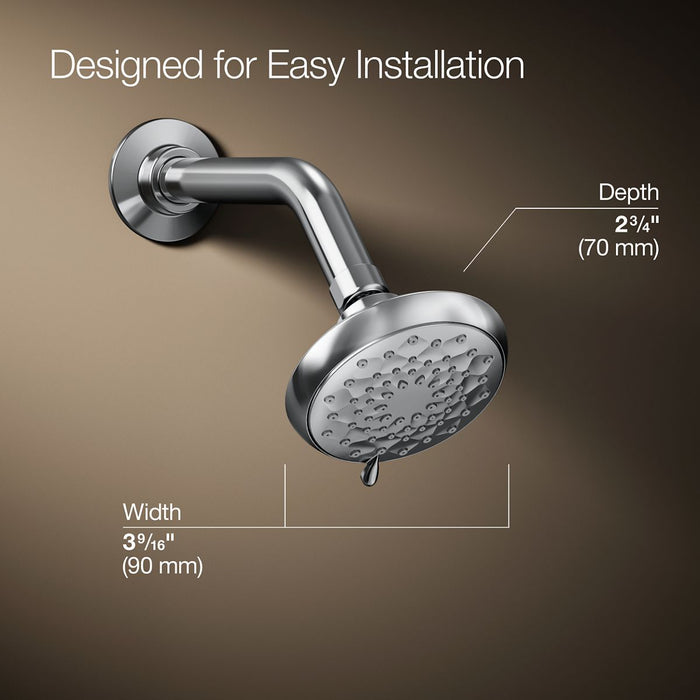 KOHLER K-72424 Awaken B90 Three-function Showerhead, 2.5 GPM, polished chrome - view 5