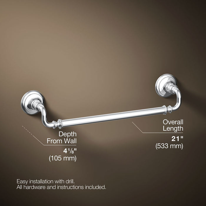KOHLER K-72567 Artifacts 18" towel bar