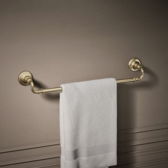 KOHLER K-72568 Artifacts 24" towel bar, vibrant french gold - view 3