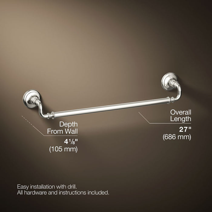 KOHLER K-72568 Artifacts 24" towel bar
