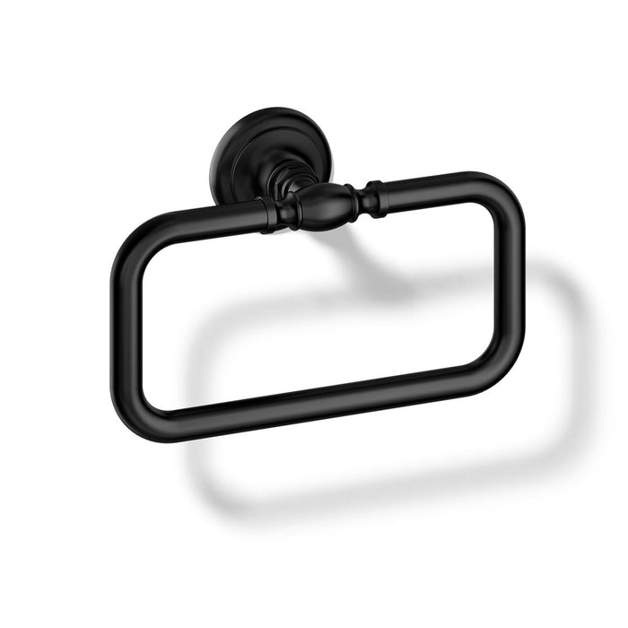 KOHLER K-72571 Artifacts Towel ring, matte black - view 4