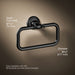 KOHLER K-72571 Artifacts Towel ring, matte black - view 5