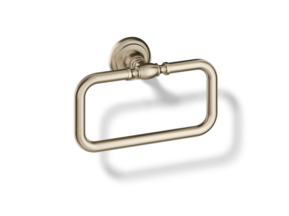 KOHLER K-72571 Artifacts Towel ring, vibrant brushed bronze
