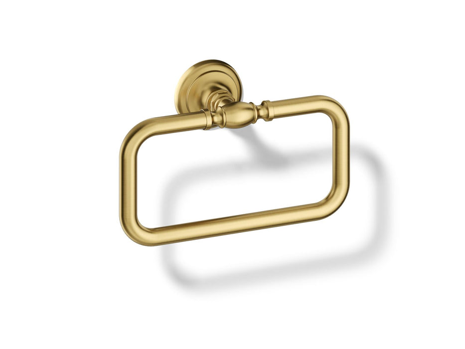 KOHLER K-72571 Artifacts Towel ring, vibrant brushed moderne brass