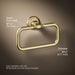 KOHLER K-72571 Artifacts Towel ring, vibrant brushed moderne brass - view 5
