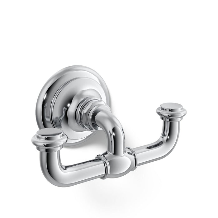 KOHLER K-72572 Artifacts Double robe hook, polished chrome - view 3