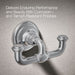 KOHLER K-72572 Artifacts Double robe hook, polished chrome - view 5