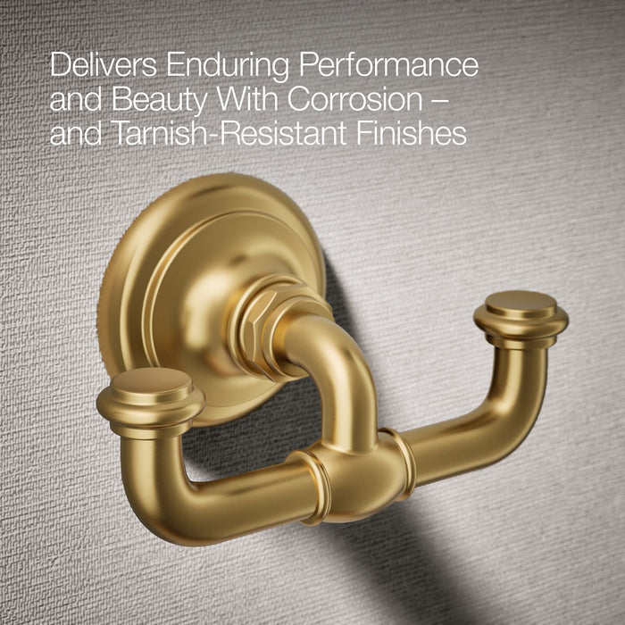 KOHLER K-72572 Artifacts Double robe hook