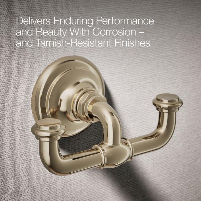 KOHLER K-72572 Artifacts Double robe hook