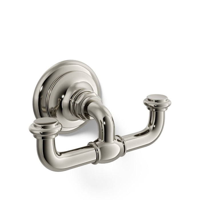 KOHLER K-72572 Artifacts Double robe hook, vibrant polished nickel - view 3