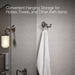 KOHLER K-72572 Artifacts Double robe hook, vibrant titanium - view 5