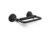 KOHLER K-72573 Artifacts Pivoting toilet paper holder, matte black