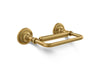 KOHLER K-72573 Artifacts Pivoting toilet paper holder, vibrant brushed moderne brass