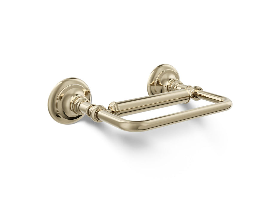 KOHLER K-72573 Artifacts Pivoting toilet paper holder, vibrant french gold