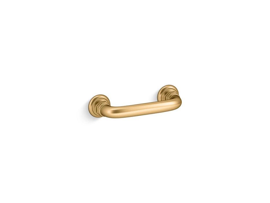 KOHLER K-72579 Artifacts 3" cabinet pull, vibrant brushed moderne brass