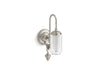 KOHLER K-72581 Artifacts One-light adjustable sconce, brushed nickel