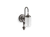 KOHLER K-72581 Artifacts One-light adjustable sconce, titanium