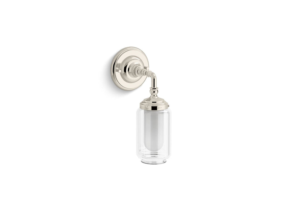 KOHLER K-72584 Artifacts One-light sconce, polished nickel