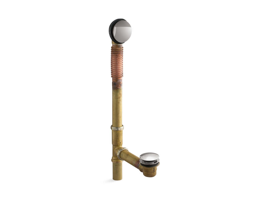KOHLER K-7259 Clearflo Brass toe tap bath drain, vibrant titanium