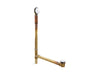 KOHLER K-7265 Clearflo Brass toe tap bath drain, polished chrome