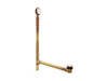 KOHLER K-7265 Clearflo Brass toe tap bath drain, vibrant brushed bronze