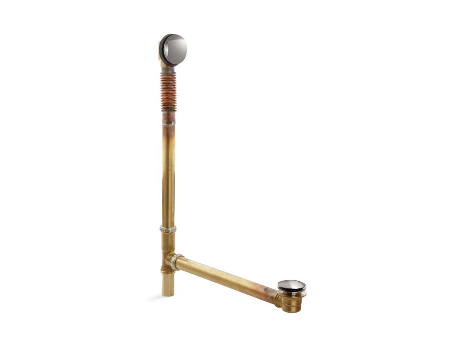 KOHLER K-7265 Clearflo Brass toe tap bath drain, vibrant titanium