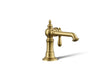 KOHLER K-72762-9M Artifacts Single-handle bathroom sink faucet, 1.2 gpm, vibrant brushed moderne brass