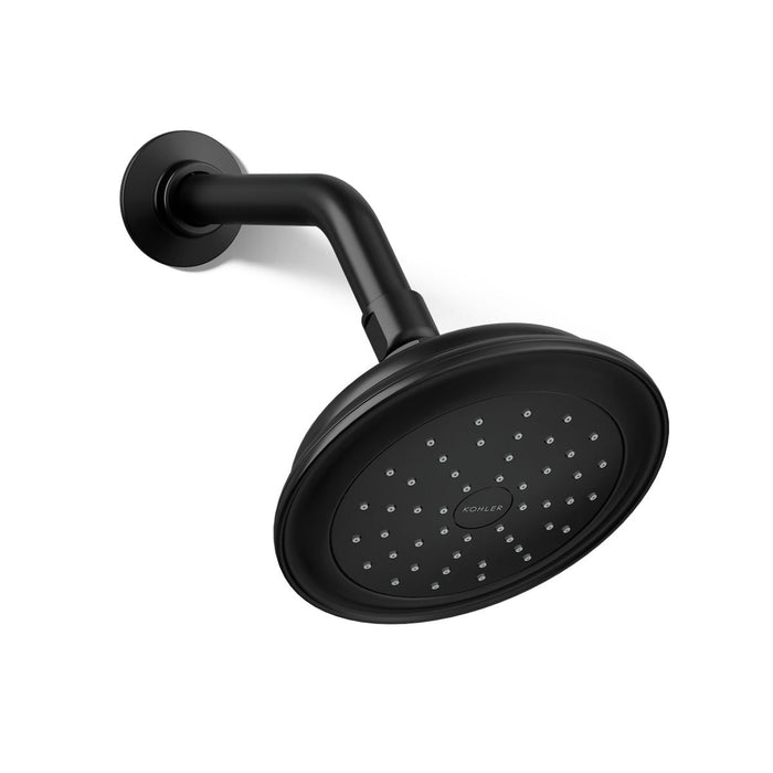 KOHLER K-72773 Artifacts Single-function Showerhead, 2.5 GPM, matte black - view 4