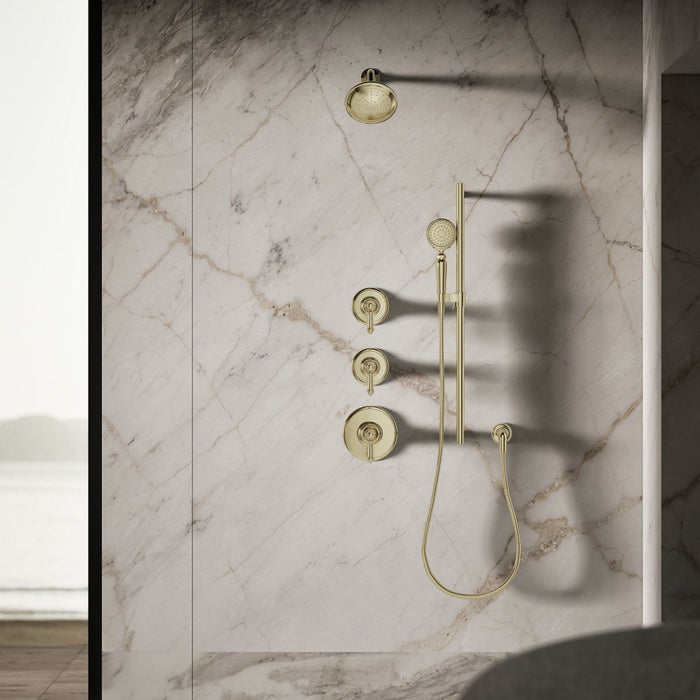 KOHLER K-72774-G Artifacts Single-function showerhead, 1.75 gpm, vibrant french gold - view 4