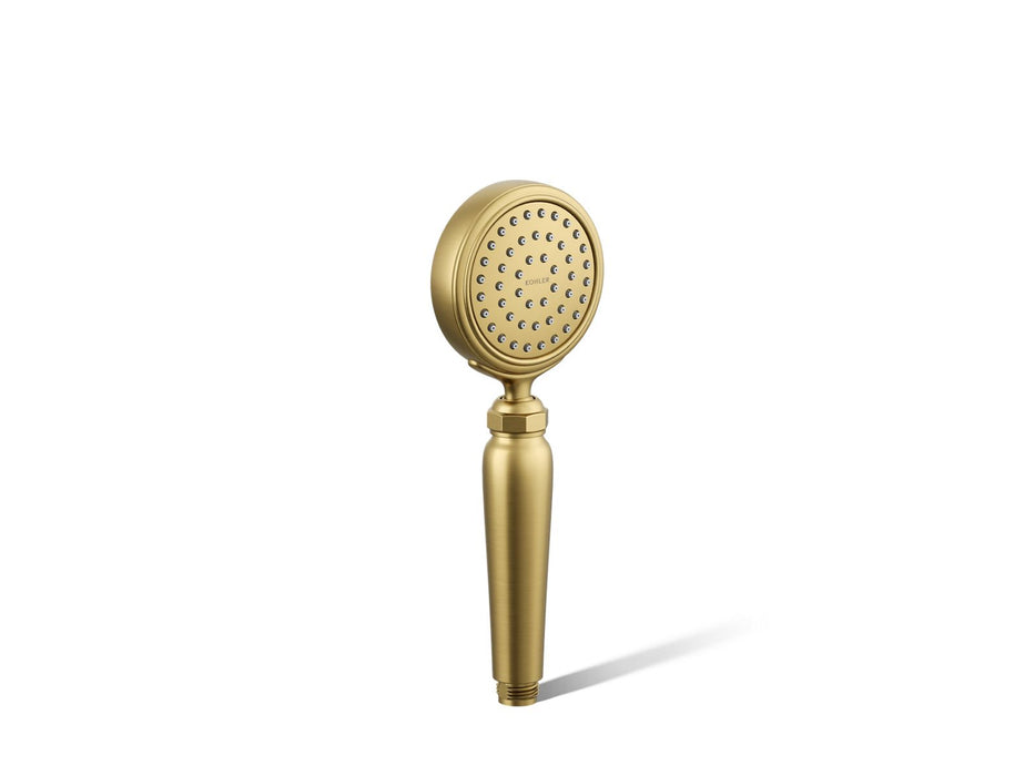 KOHLER K-72776-G Artifacts Single-function handshower, 1.75 gpm, vibrant brushed moderne brass