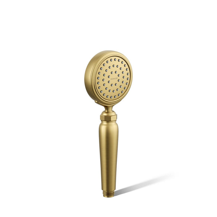 KOHLER K-72776-G Artifacts Single-function handshower, 1.75 gpm, vibrant brushed moderne brass - view 4