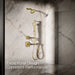 KOHLER K-72776-G Artifacts Single-function handshower, 1.75 gpm, vibrant brushed moderne brass - view 5