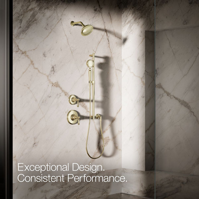 KOHLER K-72776-G Artifacts Single-function handshower, 1.75 gpm, vibrant french gold - view 4