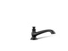 KOHLER K-72777 Artifacts Deck-mount bath spout with flare design, matte black
