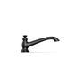 KOHLER K-72777 Artifacts Deck-mount bath spout with flare design, matte black - view 2