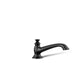 KOHLER K-72777 Artifacts Deck-mount bath spout with flare design, matte black - view 4