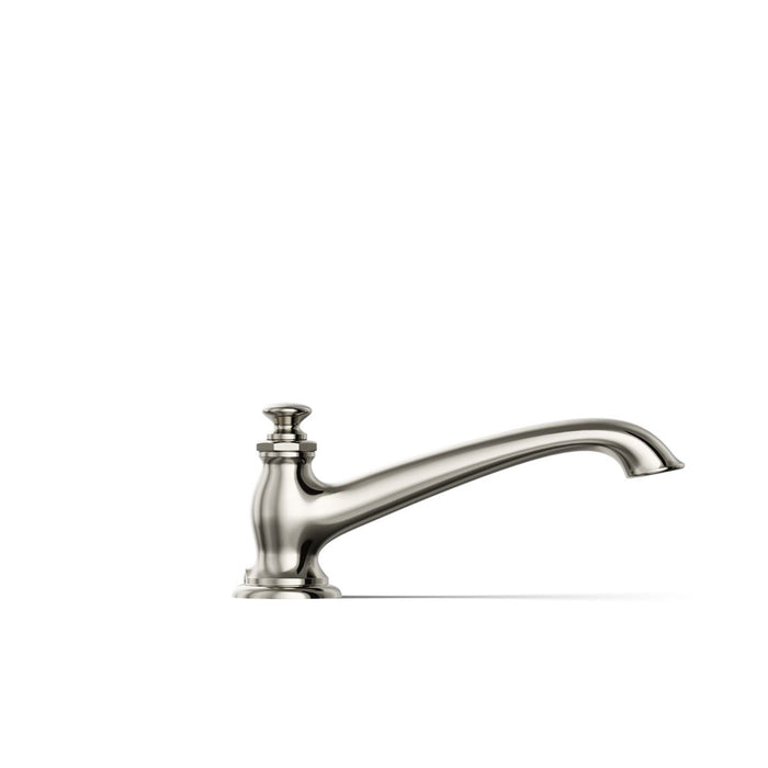 KOHLER K-72777 Artifacts Deck-mount bath spout with flare design, vibrant polished nickel - view 2