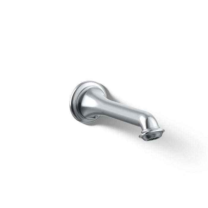 KOHLER K-72792 Artifacts Wall-mount bath spout with turned design, polished chrome - view 2